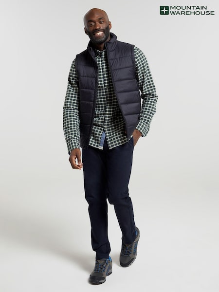 Mountain Warehouse Black Mens Essentials Padded Gilet (B93418) | £35