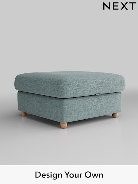 Chunky Chenille/Light Teal Green Parker Platform Grand Relaxed Sit (B93569) | £499