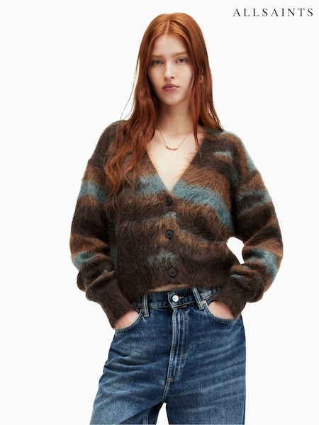 AllSaints Brown Volka Cardigan (B93770) | £239