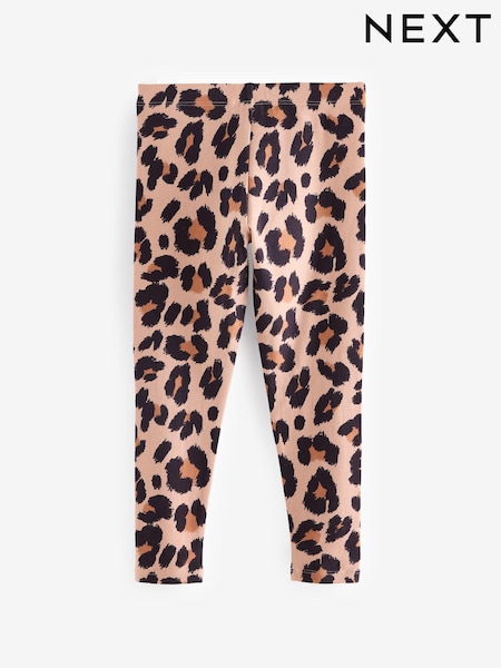 Neutral Animal Print Leggings (3-16yrs) (B93988) | £5 - £10