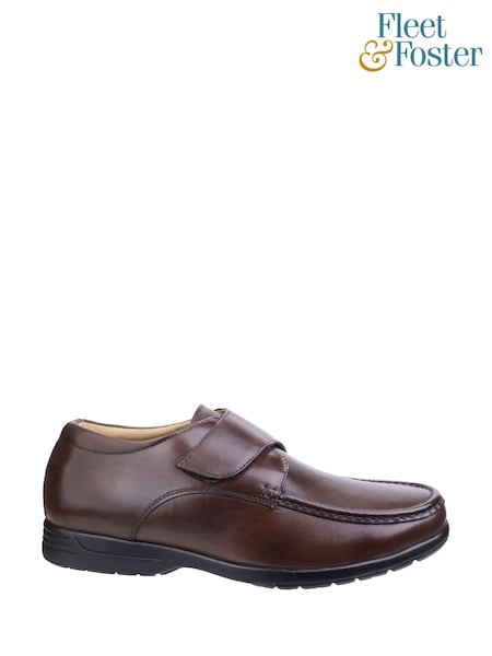 Fleet & Foster Fred Dual Fit Brown Moccasins (B94222) | £60