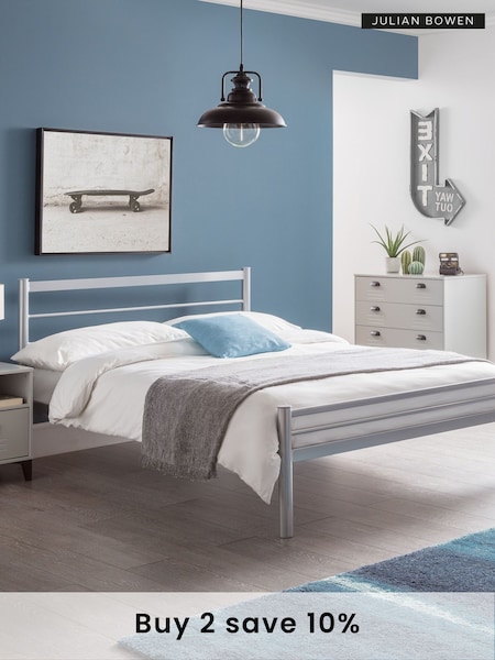 Julian Bowen Aluminium Alpen Metal Bed (B94356) | £155 - £195