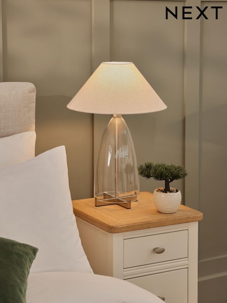 Brushed Chrome Derwent Table Lamp (B94558) | £70