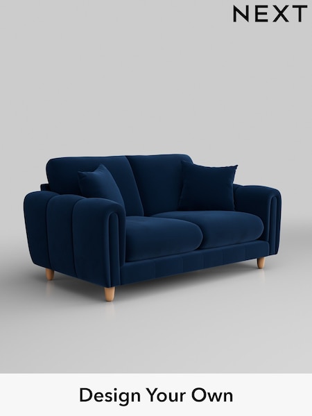 Plush Velvet Easy Clean/Navy Blue Odella (B94605) | £1,275