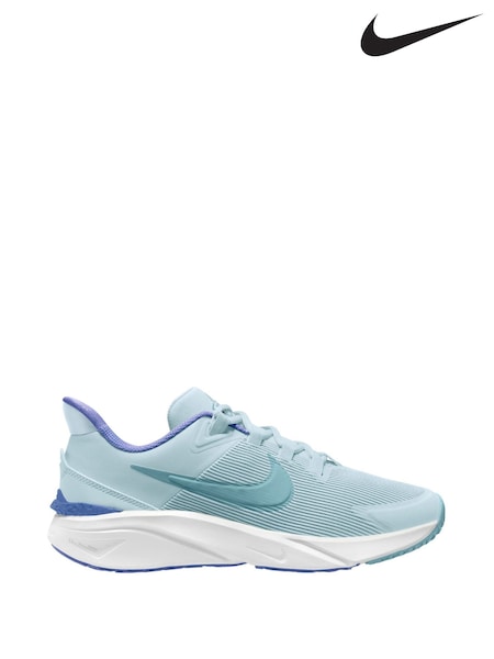 Nike Light Blue Youth Star Runner 4 Trainers (B94665) | £43