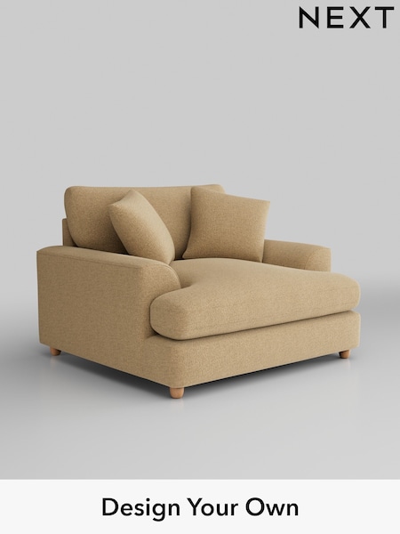 Chunky Chenille/Mid Camel Brown Parker Platform Grand Relaxed Sit (B94853) | £1,299