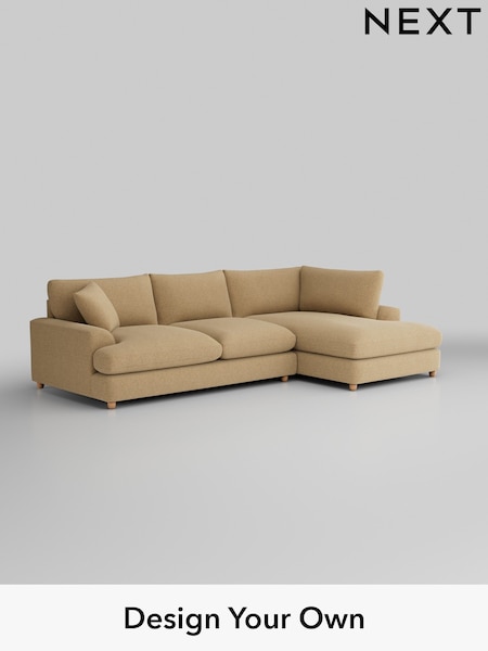 Chunky Chenille/Mid Camel Brown Parker Platform Grand Relaxed Sit (B94853) | £2,525