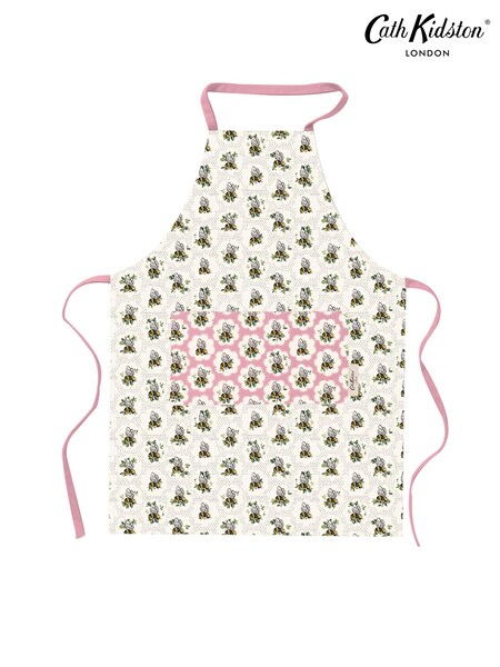Cath Kidston Cream Provence Bee Easy Adjust 100% Cotton Apron (B95001) | £25