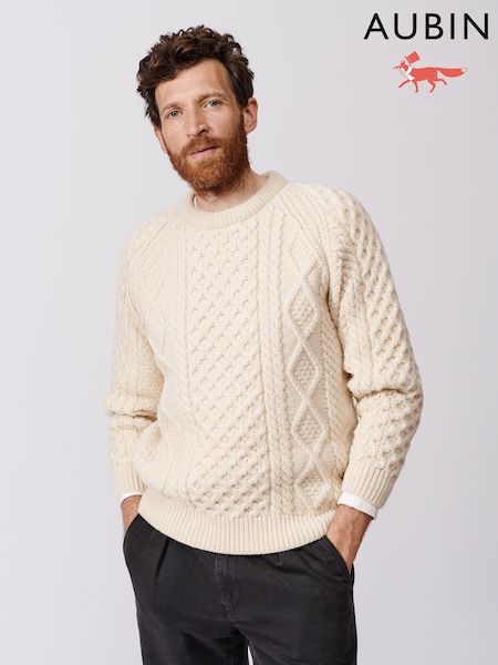 Aubin Aran Wool Jumper (B95127) | £189