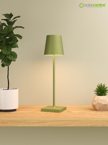 SolarCentre Green Jour USB Solar Rechargeable Table Lamp (B95314) | £40