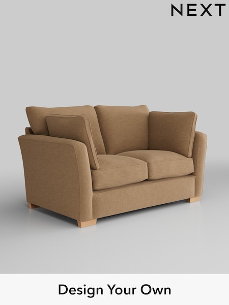 Fine Chenille Easy Clean/Mid Sand Beige Heath Highback (B95737) | £1,025