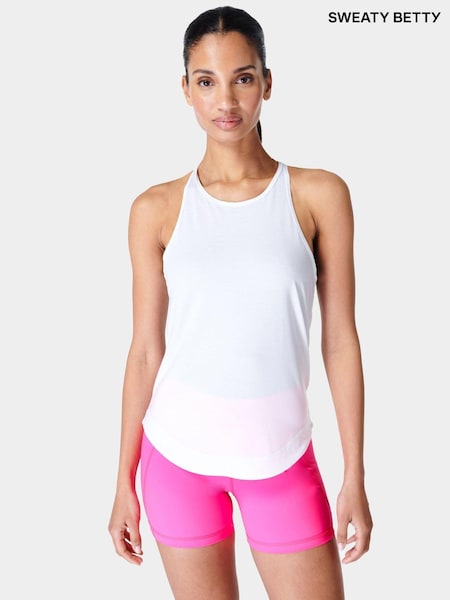 Sweaty Betty White Breathe Easy Run Vest (B96009) | £45