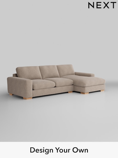 Chunky Chenille/Light Dove Houghton Deep Relaxed Sit (B96292) | £2,325