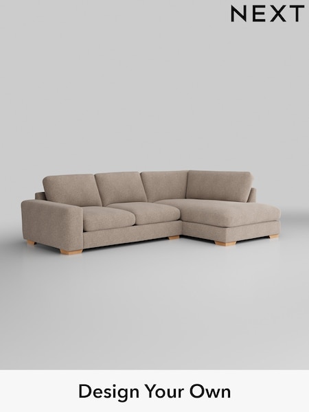 Chunky Chenille/Light Dove Houghton Deep Relaxed Sit (B96292) | £2,250