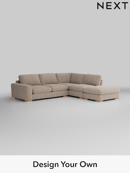 Chunky Chenille/Light Dove Houghton Deep Relaxed Sit (B96292) | £2,675