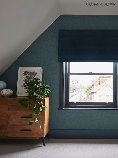 Graham & Brown Blue Sanctuary Wallpaper Sample (B96920) | £1