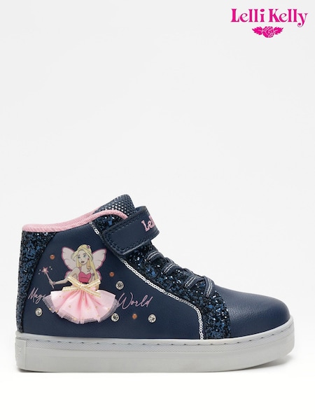 Lelli Kelly Navy Mille Stelle Scarpa Trainers (B97123) | £63
