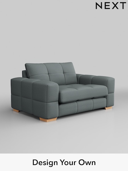 Tweedy Blend Easy Clean/Mid Slate Teal Green Brooke Deep Sit (B97629) | £1,425