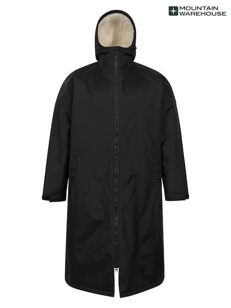 Mountain Warehouse Black Mens Tidal Waterproof Changing Coat Jacket (B97878) | £125