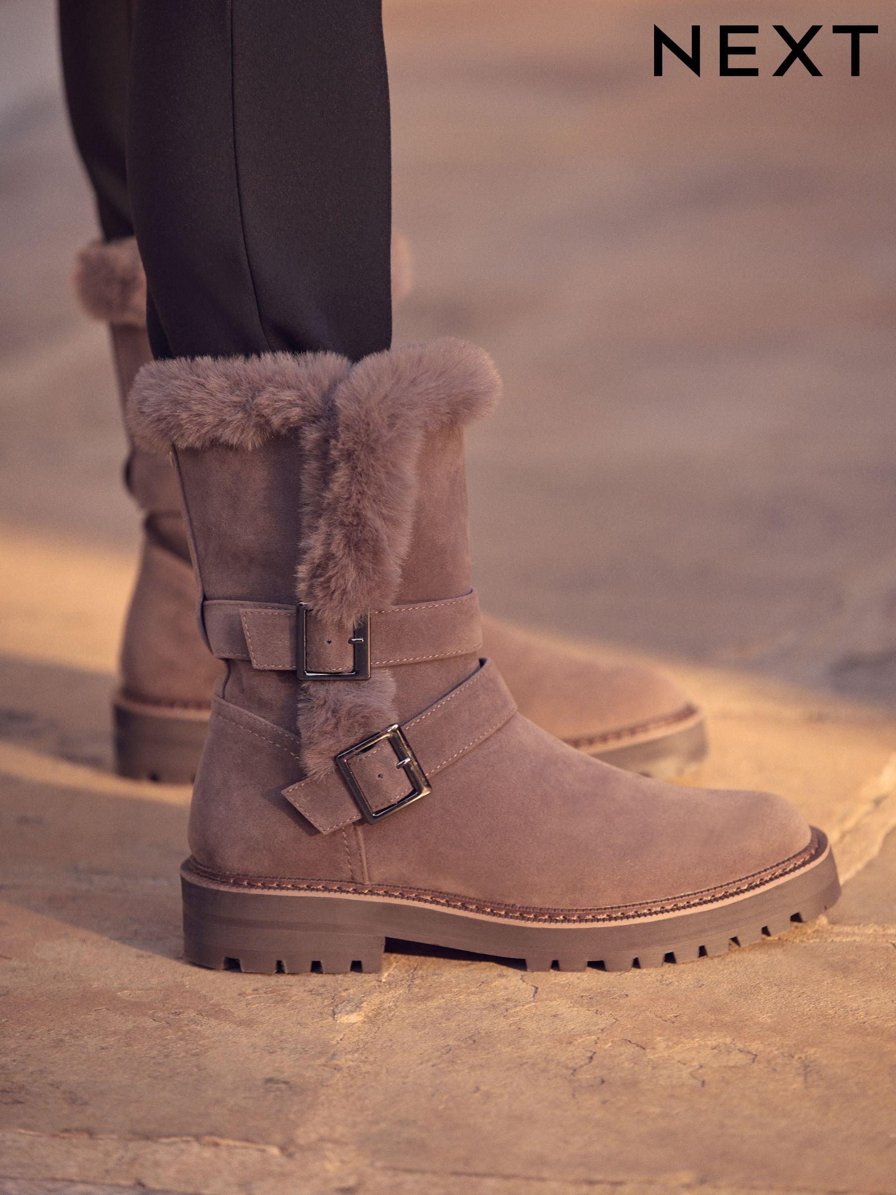 Women s Boots Buckle Boots Next UK