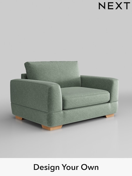 Plush Chenille/Mid Slate Teal Green Clayton (B98040) | £950