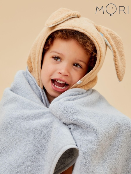 MORI Blue Peter Rabbit Cotton Super Soft Kids Hooded Towel (B98064) | £38