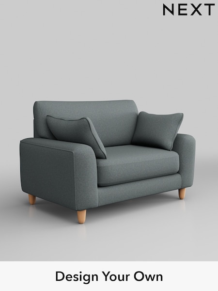 Tweedy Blend Easy Clean/Mid Slate Teal Green Campbell (B98496) | £875