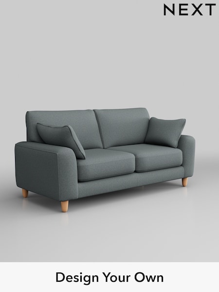 Tweedy Blend Easy Clean/Mid Slate Teal Green Campbell (B98496) | £1,075