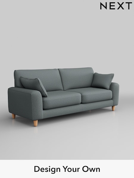 Tweedy Blend Easy Clean/Mid Slate Teal Green Campbell (B98496) | £1,175