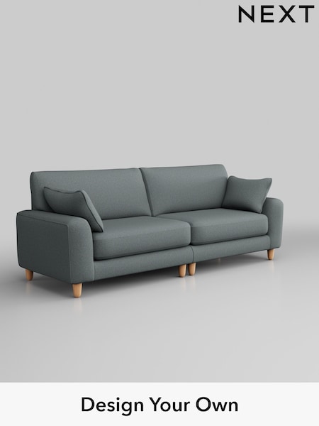 Tweedy Blend Easy Clean/Mid Slate Teal Green Campbell (B98496) | £1,275