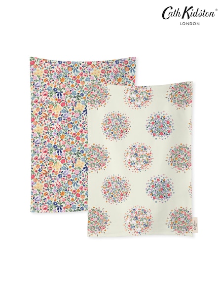 Cath Kidston Harmoney Ditsy Tea 100% Cotton Towels Set Of 4 (B98886) | £36