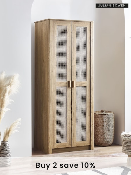 Julian Bowen Brown Sydney Double Wardrobe (B99470) | £265