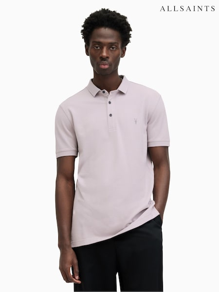 AllSaints Purple Reform Polo Shirt (B99764) | £65