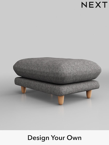 Chunky Boucle Easy Clean/Light Grey Odella (B99851) | £425