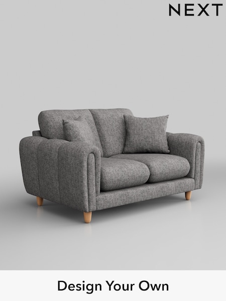 Chunky Boucle Easy Clean/Light Grey Odella (B99851) | £1,175
