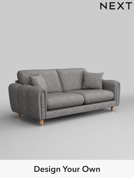 Chunky Boucle Easy Clean/Light Grey Odella (B99851) | £1,375