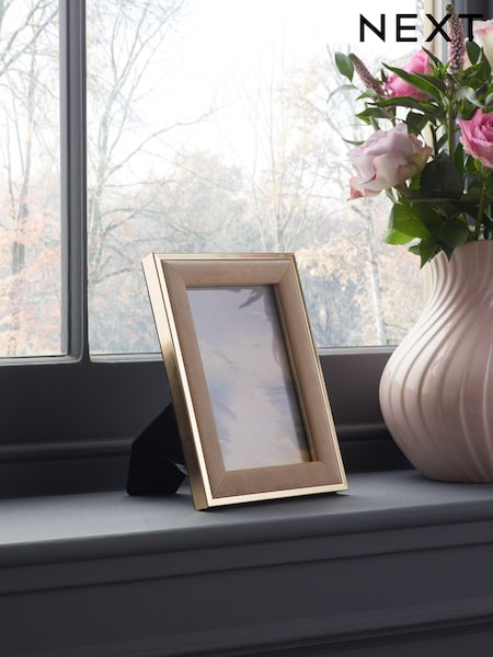 Champagne Velvet Photo Frame (C00527) | £10 - £14