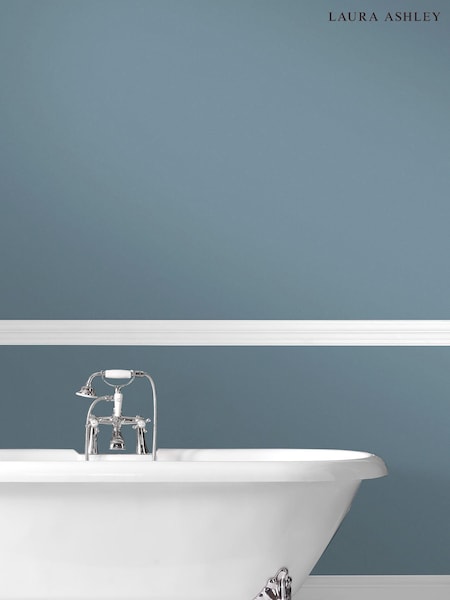 Laura Ashley Newport Blue Kitchen And Bathroom Paint (C00782) | £46