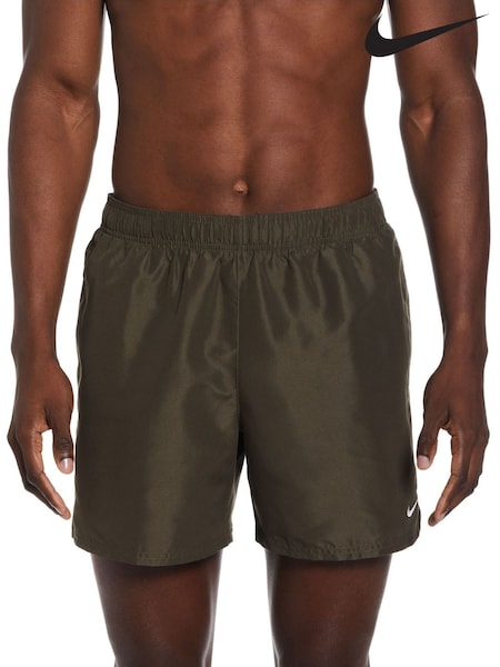 Nike Khaki Green 5 Inch Essential Volley Swim Shorts (C01060) | £26
