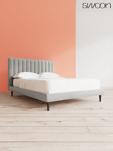 Swoon Houseweave Thunder Grey Porlock Bed (C01485) | £879 - £989