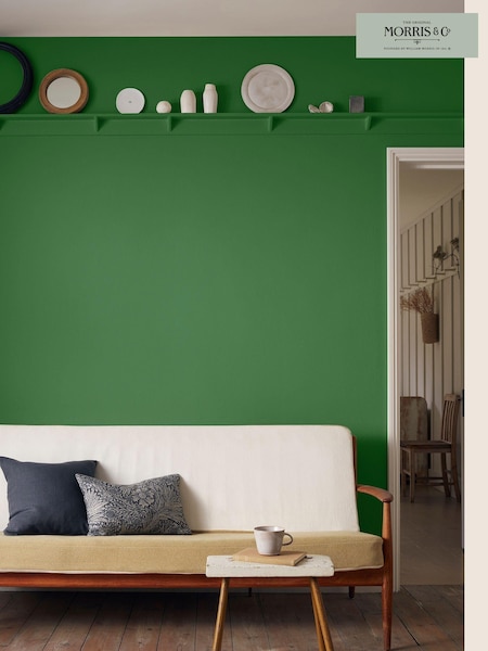 Morris & Co. Double Bougs Green Matt Emulsion Paint (C01683) | £5