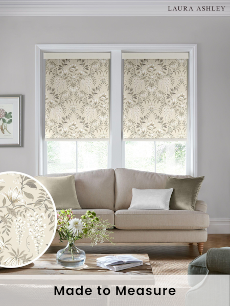 Laura Ashley Natural Parterre Made To Measure Roller Blind (C02314) | £58