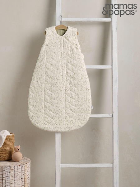 Mamas & Papas Speckle/Cream Born To Be Wild 2.5 Tog Sleep Bags 0 - 6 Months Twin Pack (C03082) | £29