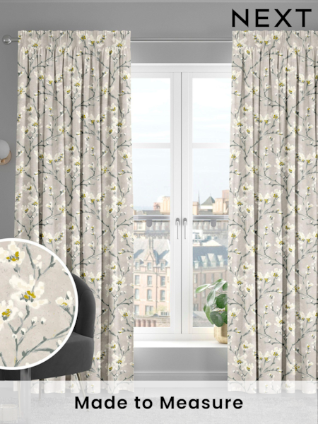 Yellow Burley Made To Measure 100% Cotton Curtains (C03967) | £61