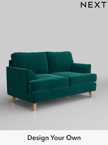 Plush Velvet Easy Clean/Juniper Green Peyton (C04253) | £875