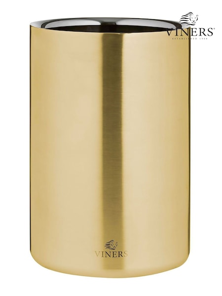 Viners Gold Barware 1.3L Double Wall Wine Cooler (C04411) | £22