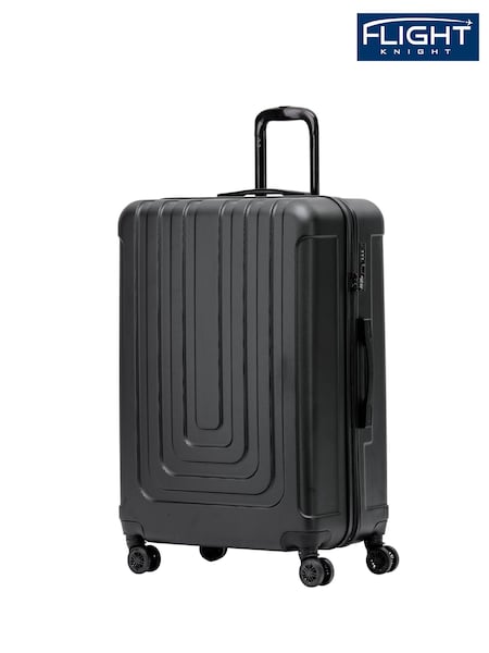 Flight Knight Large Hardcase Lightweight Check-In Suitcase With 4 Wheels (C04567) | £80