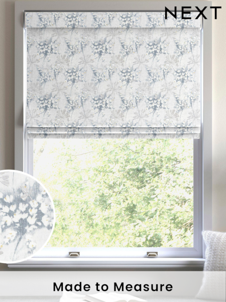 Grey Clemi Made To Measure Roman Blinds (C04614) | £94