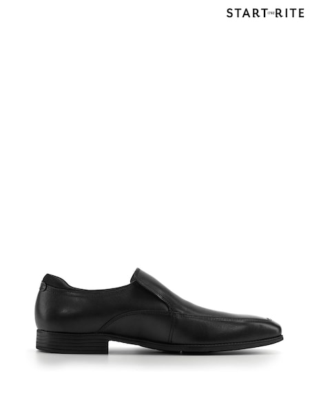 Start Rite College Black Leather Smart School Shoes (C05077) | £62