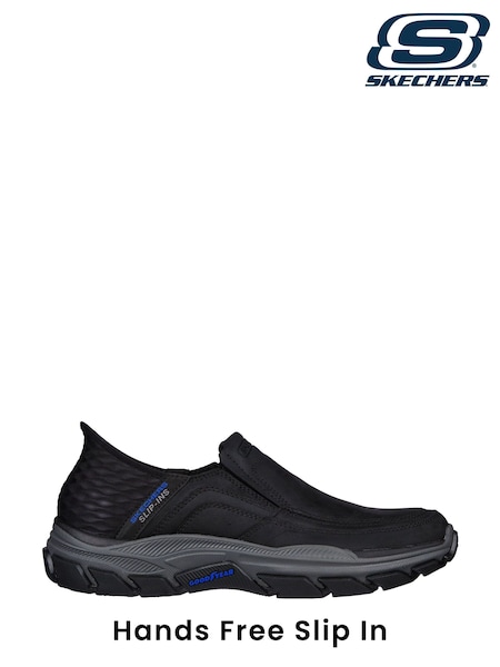 Skechers Black Respected Elgin Slip In Shoes (C05225) | £99